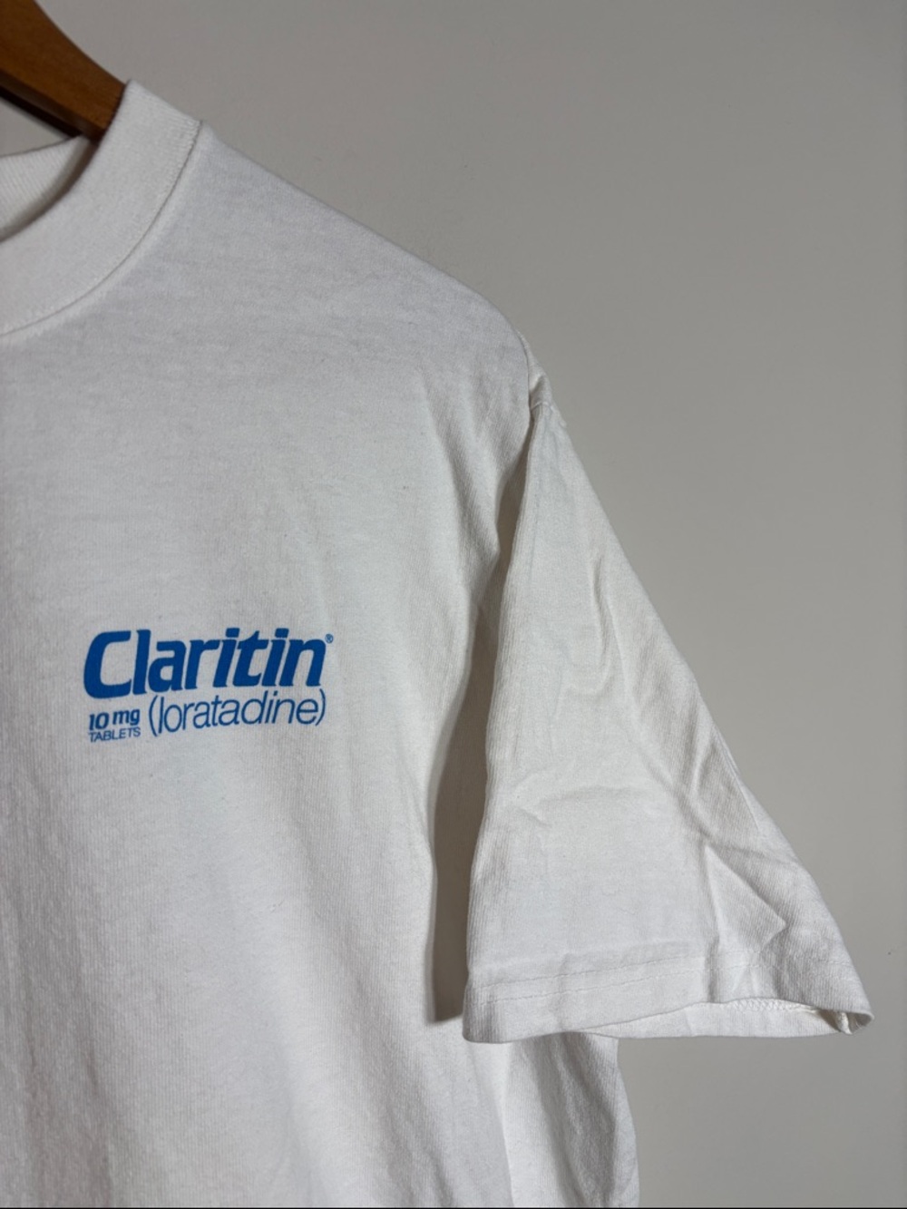 Vintage Claritin Shirt XL Allergy RX Pharma Promo - Picture 2 of 4